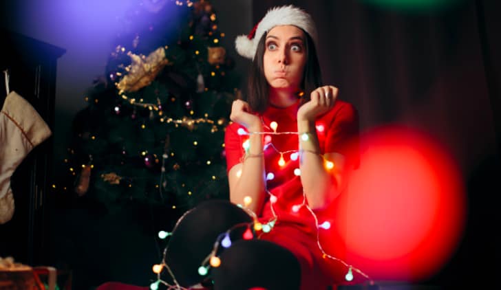 weihnachts-stress Weihnachten kann manchmal stressig sein